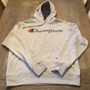 Gray Champion Hoodie. Excellent condition. Men’s Medium.
